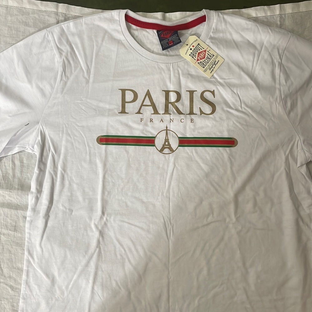 Bought in Paris as a souvenir shirt.   New with tags.